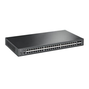 SWI-48TPJETL2-10GB.jpg TP-LINK (SG3452X) JetStream 48-Port Gigabit L2+ Managed Switch with 10GE 4 SFP+ Slots, L2/L3/L4 QoS, Fanless, Rackmountable