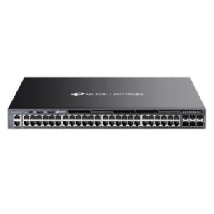 SWI-48TPL3POE-GB.jpg TP-LINK (SG6654XHP) Omada 48-Port Gigabit Stackable L3 Managed PoE+ Switch with 6x 10G SFP+ Slots, USB