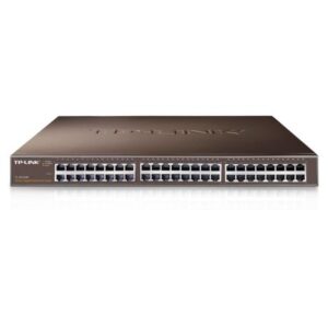 SWI-48TPRACK1000.jpg TP-LINK (TL-SG1048) 48-Port Gigabit Unmanaged Rackmount Switch, Steel Case