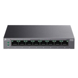 SWI-8TP1000POELW.jpg TP-LINK (LS108GP) 8-Port Gigabit Desktop LiteWave Switch with 8-Port PoE+, Metal Casing