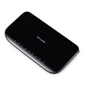 SWI-8TP1000V8.jpg TP-LINK (TL-SG1008D) 8-Port Gigabit Unmanaged Desktop Switch, Plastic Case