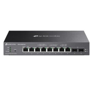 SWI-8TPOMASMARTXMP-M2.jpg TP-LINK (SG2210XMP-M2) Omada 8-Port 2.5GBASE-T and 2-Port 10GE SFP+ Smart Switch with 8-Port PoE+