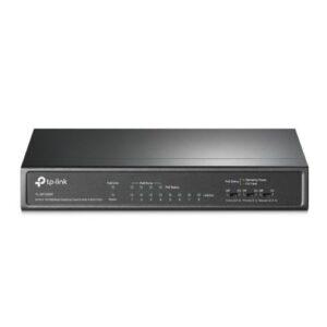 SWI-8TPPOE_1.jpg TP-LINK (TL-SF1008P) 8-Port 10/100Mbps Unmanaged Desktop Switch, 4-Port PoE+, Steel Case