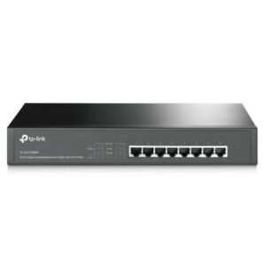 SWI-8TPRACKPOE1000M.jpg TP-LINK (TL-SG1008MP) 8-Port Gigabit Unmanaged Desktop/Rackmount Switch, 8-Port PoE+, Metal