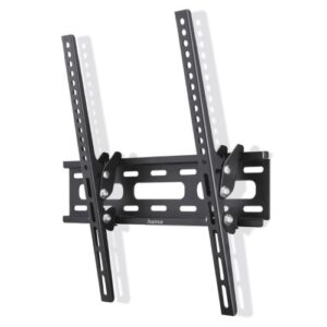 Hama TV Wall Bracket, Up to 75" TVs, 40kg Max, Tilt +5/-15°, VESA up to 400 x 400, Spirit Level