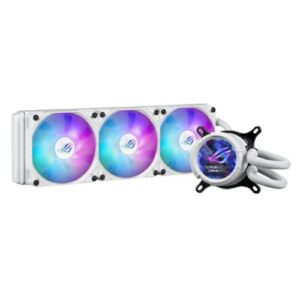 WC-ASLC3360ARGBLCD-W_1.jpg Asus ROG STRIX LC III 360 ARGB LCD Liquid CPU Cooler, 360mm, 7th Gen v2 Asetek Pump, ARGB Fans, Customisable LCD Display, Rotatable Water Block, White