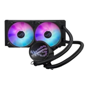 WC-ASRY240IIIARGB.jpg Asus ROG Ryuo III 240 ARGB 240mm Liquid CPU Cooler, 8th Gen Asetek Pump, 2 x ARGB Fans, Anime Matrix LED Display