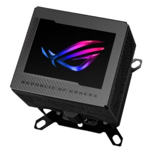 WC-ASRYIIIWBLOCK.jpg Asus ROG Ryujin III WB CPU Water Block, Full-Colour 3.5" LCD Customisable Screen, Embedded VRM Fan, Black