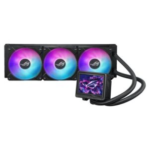 WC-ASRYU3ARGB360EXTREME.jpg Asus ROG Ryujin III 360 ARGB Extreme 360mm Liquid CPU Cooler, 3x Enhanced Magnetic ROG ARGB Fans, Upgraded Customisable 3.5" LCD Display, Black