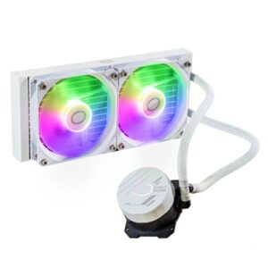 WC-CMML240CARGBW.jpg Cooler Master MasterLiquid 240L Core ARGB 240mm Liquid CPU Cooler, 2x ARGB PWM Fans, RGB Pump Head, White