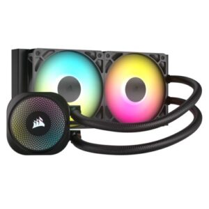 WC-COR240NAUTARGB.jpg Corsair NAUTILUS 240 RS ARGB Liquid CPU Cooler, RS120 ARGB Magnetic Dome Fans, RGB Pump, Daisy-Chain Connections, Black