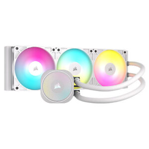 WC-COR360NAUTARGB-WH.jpg Corsair NAUTILUS 360 RS ARGB Liquid CPU Cooler, RS120 ARGB Magnetic Dome Fans, RGB Pump, Daisy-Chain Connections, White