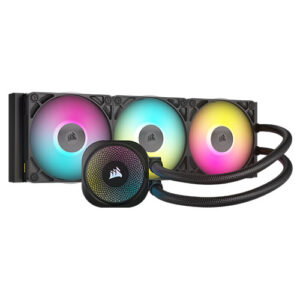 WC-CORTIITANRXRGB360.jpg Corsair iCUE LINK TITAN 360 RX RGB Liquid CPU Cooler, RX120 RGB Magnetic Dome Fans, 20 LED Pump Head, iCUE LINK Hub Included, Black