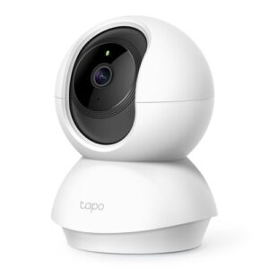 WCA-TAPOC200.jpg TP-LINK (TAPO C200) Pan/Tilt Home Security Wi-Fi Camera, 1080p, Night Vision, Motion Detection, Alarms, 2-way Audio, Voice Control, SD Card Slot