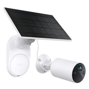 WCA-TAPOC410KIT.jpg TP-LINK (TAPO C410 KIT) Smart Battery-Powered 2K Outdoor Security Camera & Solar Panel, 6400mAh Battery, Colour Night Vision, AI Detection, Alarms, 2-Way Audio, No Hub Required