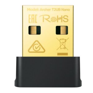 WL-USB600TPDUALNANO-BT4.jpg TP-LINK (Archer T2UB Nano) AC600 (433+200) Wireless Dual Band Nano USB Adapter, Bluetooth 4.2, Advanced WPA3 Security