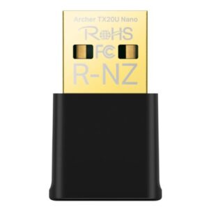 WL-USBAX1800TPDUALNANO.jpg TP-LINK (Archer TX20U Nano) AX1800 Dual Band Wi-Fi 6 Wireless USB Adapter, USB 2.0, MU-MIMO, OFDMA