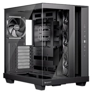 CAA-BQLB500BLK.jpg Be Quiet! Light Base 500 Gaming Case w/ Glass Front & Side, ATX, 4x Pure Wings 3 Fans, USB-C 10Gbps, Asus BTF Compatible, Black