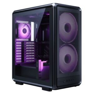 CAA-CMMASTFRAM500ARGB.jpg Cooler Master MasterFrame 500 Mesh ARGB Modular Open-Frame ATX Case w/ Glass Side, 3x ARGB Fans, FreeForm 2.0 Exo-Structure, USB-C 20Gbps, Black