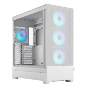 CAA-FRPOPXLAIRCTGRGB-W.jpg Fractal Design Pop XL Air RGB (White TG) Gaming Case w/ Clear Glass Window, E-ATX, Hexagonal Mesh Front, 4 RGB Fans & RGB Controller