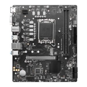 MSI PRO H610M-E DDR4, Intel H610, 1700, Micro ATX, 2 DDR4, VGA, HDMI, GB LAN, 1x M.2