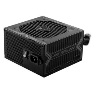 MSI 550W (MAG A550BN) ATX PSU, Fully Wired, 80+ Bronze, Low Noise Fan