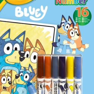 Crayola Colour by Numbers - Bluey