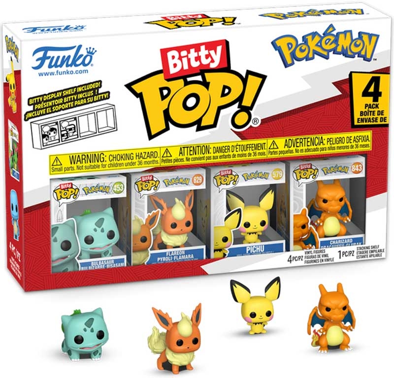 FUNKO Bitty Pop! – Pokémon Eeveelutions 4-Pack (Mini Figures)
