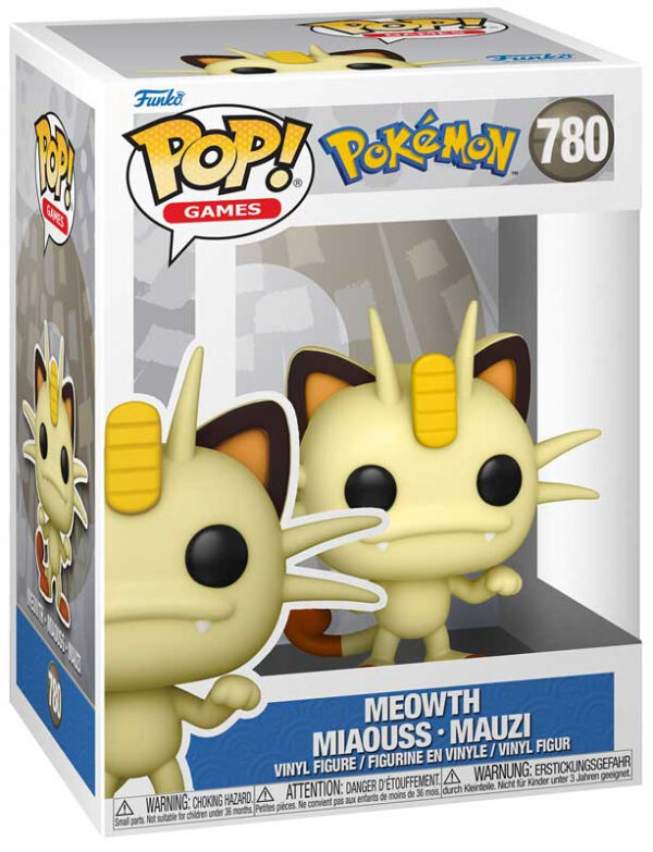 FUNKO Pop! Games – Meowth (Vinyl Figure)