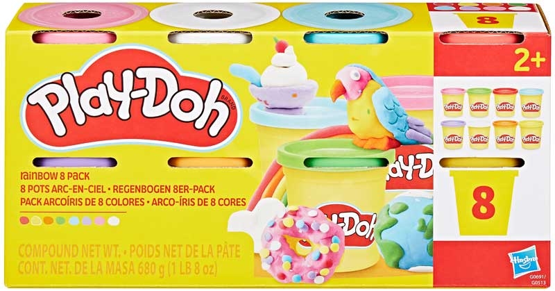 Play-Doh 8-Pack Assorted - Vibrant Colour Collection - Image 3