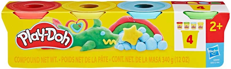 Play-Doh Classic Color Assorted (4-Pack)