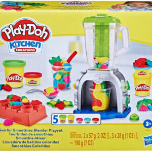 Play-Doh Swirlin' Smoothies Blender - Colourful Fruit & Veggie Mixer