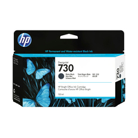 HP 730 130-ML MATTE BLACK INK CRTG