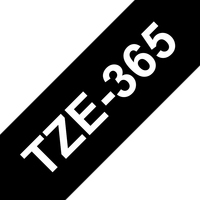 TZE-365 GLOSS WHITE ON BLACK