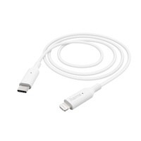 CHARGING CABLE USBC LIGHTNG 1M WHT