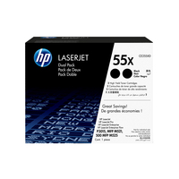 HP 55X BLACK DUAL PACK