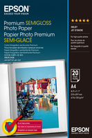 PREMIUM SEMI-GLOSS PHOTO PAP A4 20SH