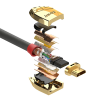 1M HIGH SPEED HDMI CABLEGOLDLINE - Image 3