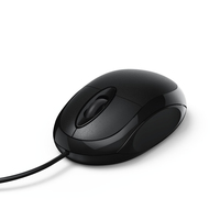 MC-100 CABLE MOUSE 3 BUTTON BLACK