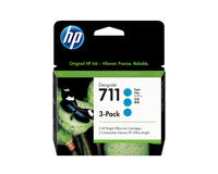 HP 711 3-PACK 29-ML CYAN INK CARTS