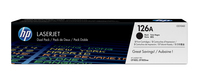 ^HP 126A BLACK DUAL PACK