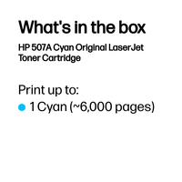 507A CYAN LASERJET TONER CART - Image 3