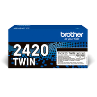 TN2420 BLACK TONER TWIN PACK