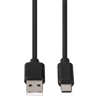 USB-C TO USB-A USB 2.0 0.9M BLACK - Image 3