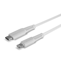 1M USB TYPE C TO LIGHTNING CABLE WHT - Image 5