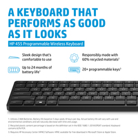 HP455 PROGRAMMABLE WIRELESS KEYBOARD - Image 5