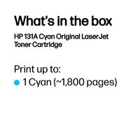 131A CYAN LASERJET TONER CART - Image 3