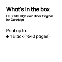 HP 305XL HIGH YIELD BLACK ORIGINAL I - Image 3