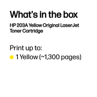 HP 203A ORIGINAL YELLOW LASERJET TON - Image 3