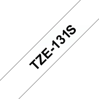 TZE-131 BLACK ON CLEAR GLOSS (4 METR